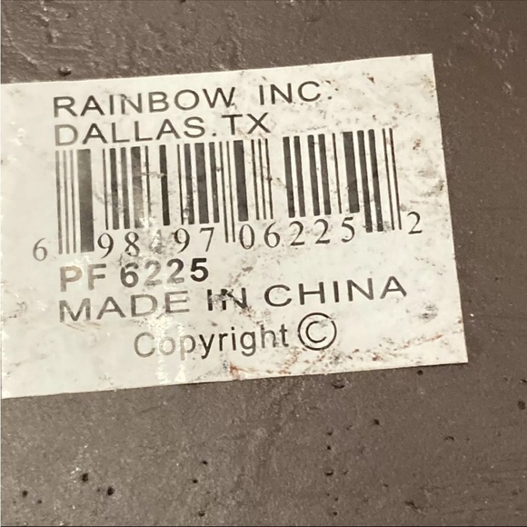 Rustic Cross Western 12" Ceramic Brown Black Belt Buckle Wall Decor - Picture 6 of 6